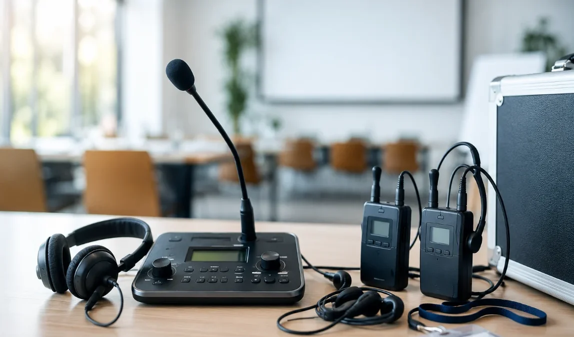 sewa alat interpreter